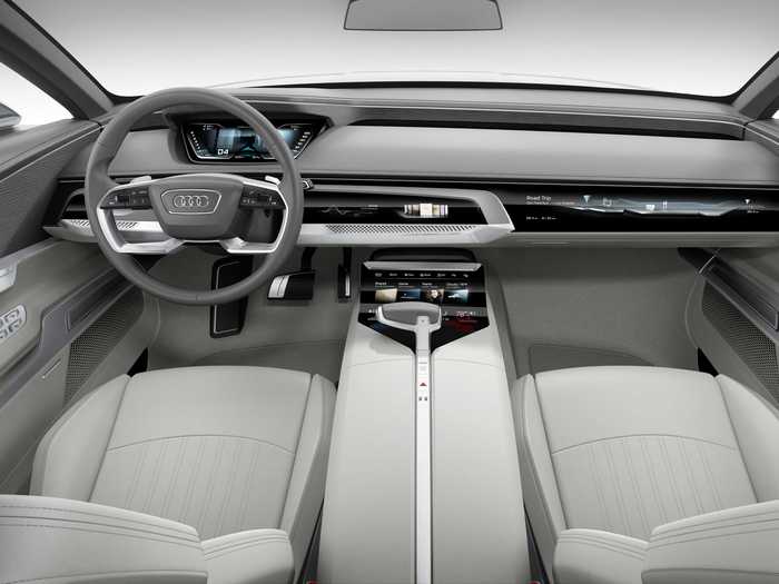 The interior is simple and elegant — a direction we hope Audi will continue in.