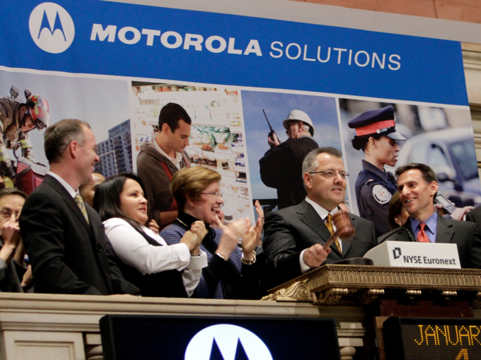 26. Motorola is held by 17 funds