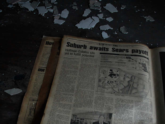 This old newspaper article about Sears is still there.