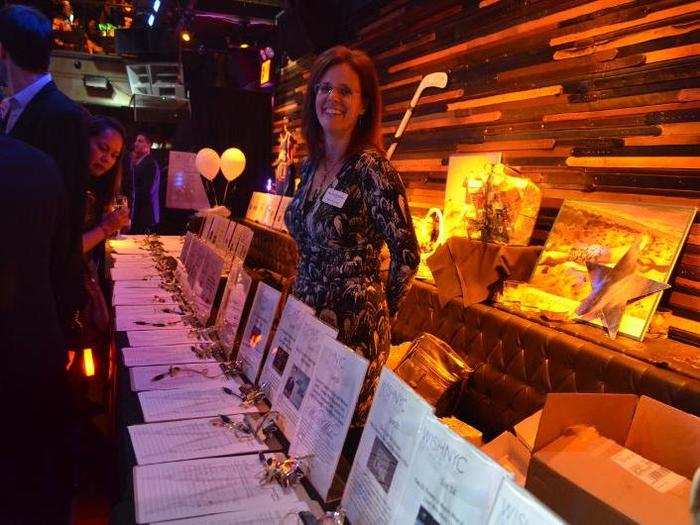 Guests bid on more than 50 silent auction items as well.