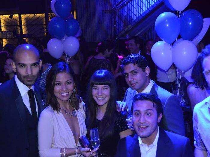 Pictured here are Samantha Lim, Amanda Gabriele, Arran Patel, Kaveh Namazie, Suraj Bhojwani.