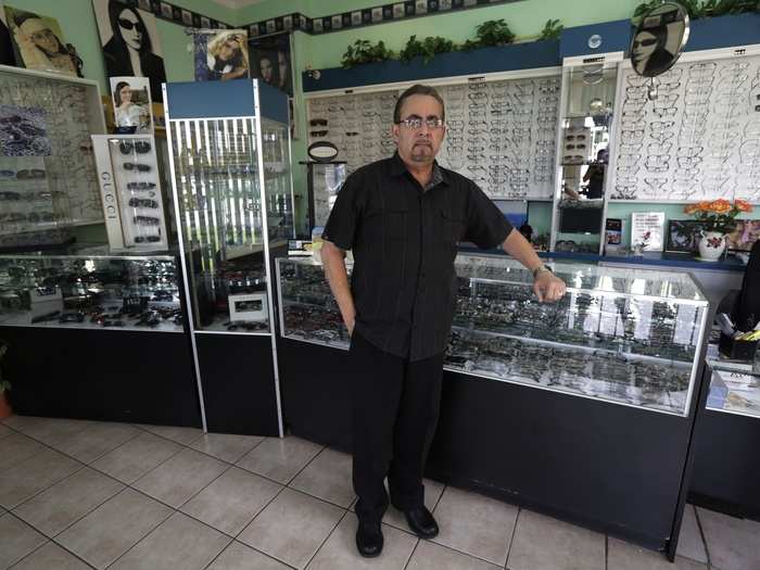 Jose Ramon Velazquez, 60, owns multiple optical stores in Miami. Velazquez said he was a radiologist when he decided to climb into a makeshift boat with 22 other migrants.