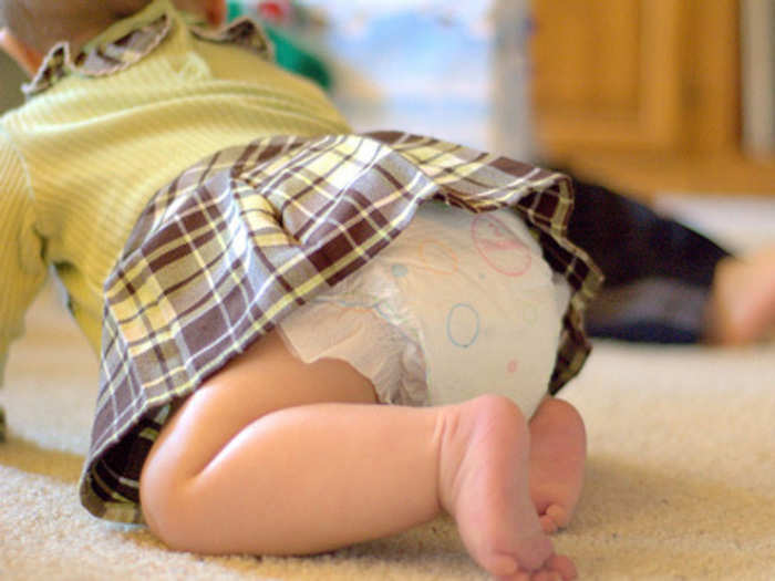 Baby diaper rash indicator