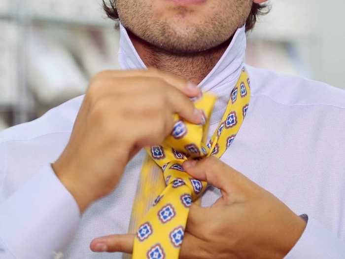 Skinny tie indicator