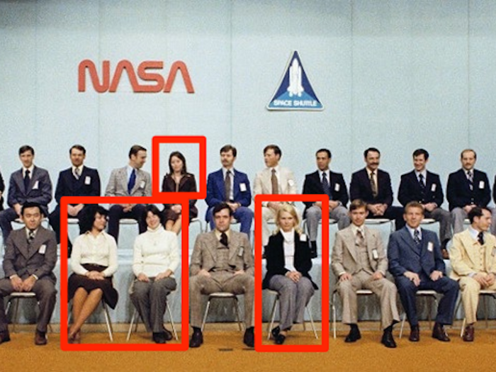 When NASA finally admitted women into their astronaut program in 1978, the fresh batch of 35 recruits included six women and was called at the time "The 35 New Guys." Sally Ride was one of the six and became the first American woman in space in 1983.