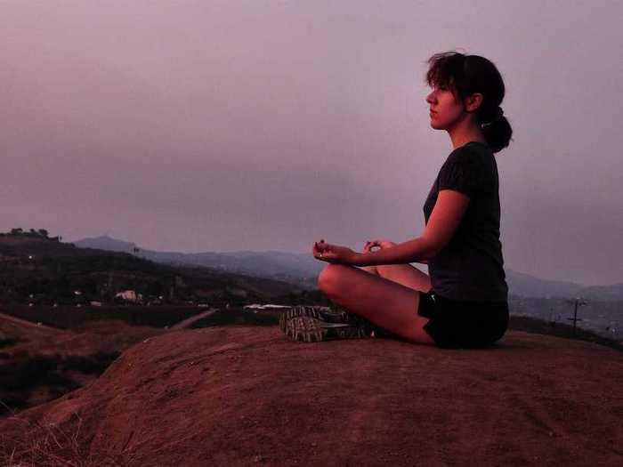 They meditate to clear their minds.