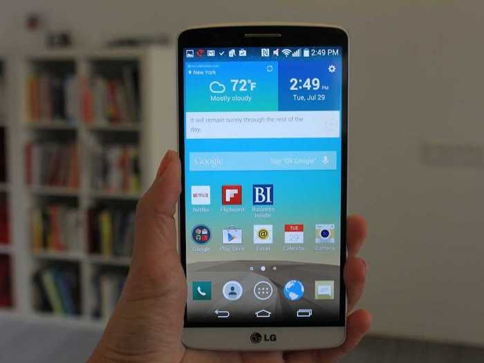 The LG G3 has an incredible screen.