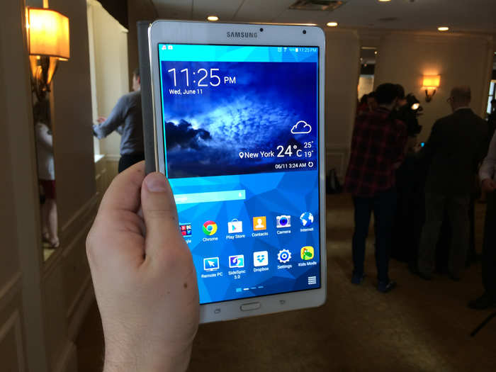 Samsung’s Galaxy Tab S has the best screen of any tablet.