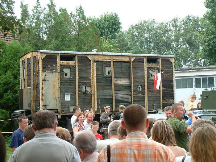 Some of the trains are still on display, in Poland.