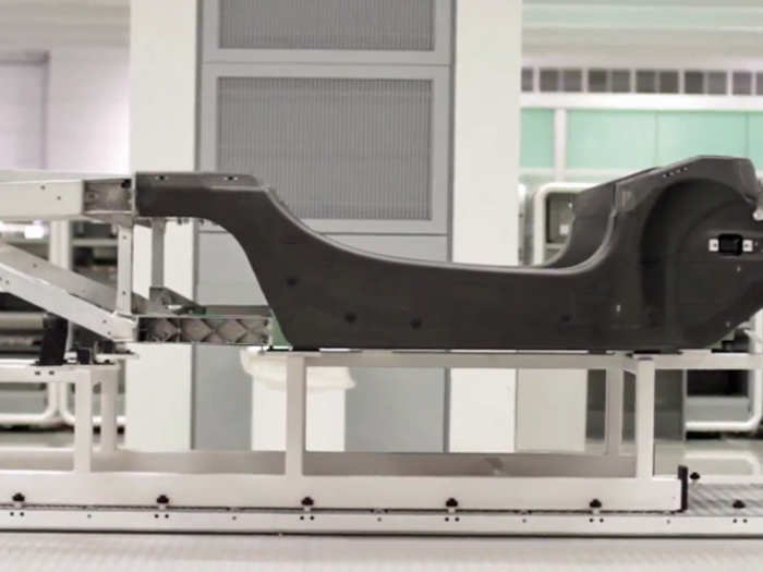 This carbon fiber tub was the humble beginning of the MP4-12C.