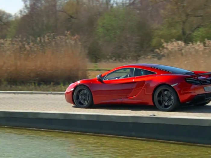 McLaren ran each car outside its epic facility, for one final shakedown.