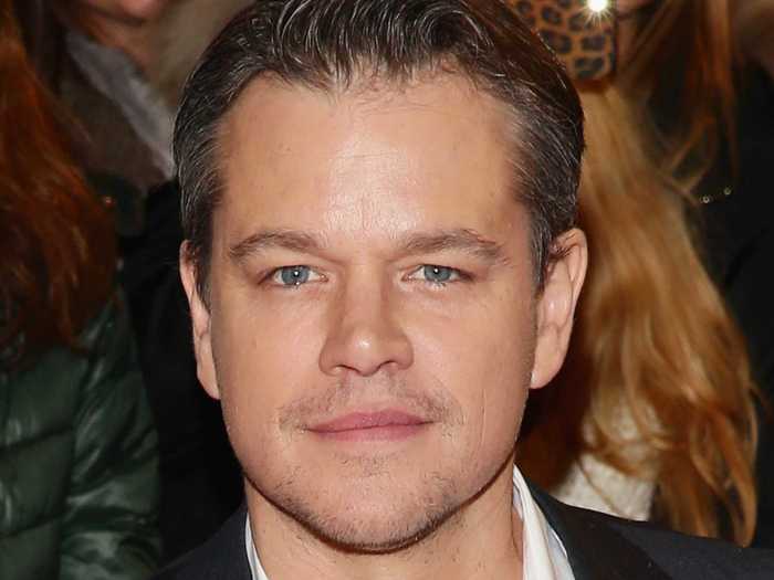 Matt Damon dropped out one semester and 12 credits shy of a degree.