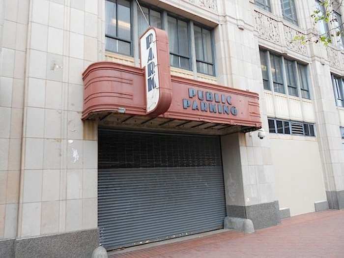 Remember this abandoned parking garage entrance?