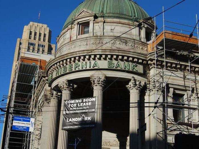 This deserted bank has been an eyesore for decades. It