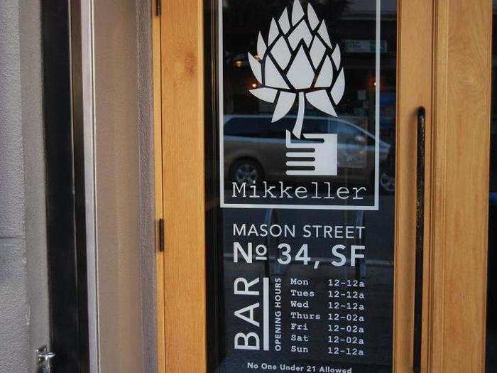 And this one, Mikkeller, which has become one of the trendiest places for tech workers to hang out after work. You can