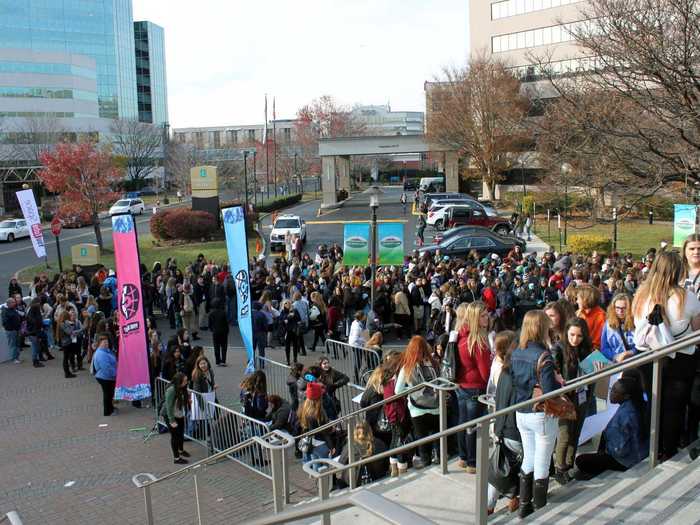 Thousands of teens had shown up to meet their favorite YouTube stars. The vast majority were girls who had come with friends or their moms.