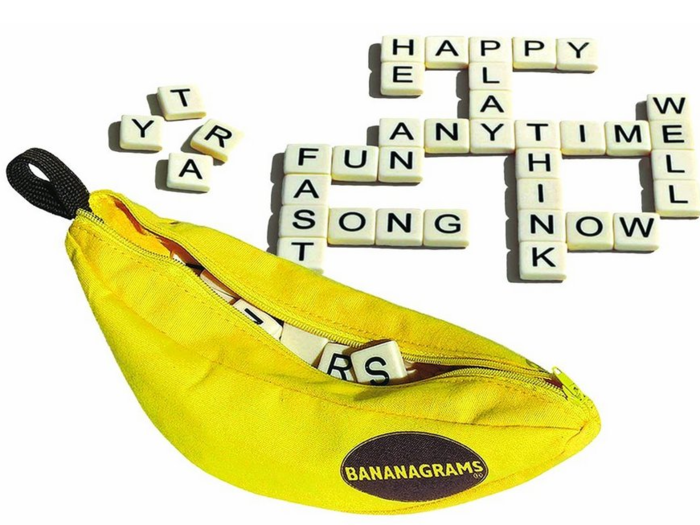 Do something different after dinner with Bananagrams.