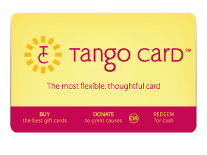 The Tango Card is a gift card people actually want to use.