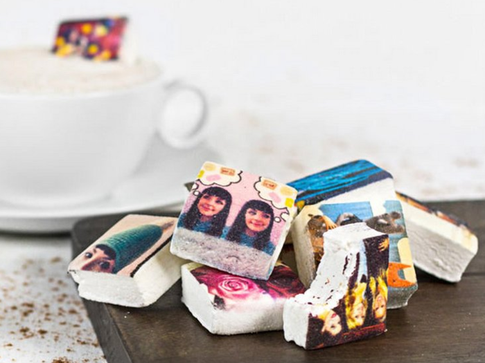 Make hot chocolate more fun with Boomf marshmallows.