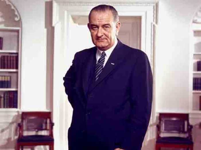 Lyndon B. Johnson divided his day into two shifts.