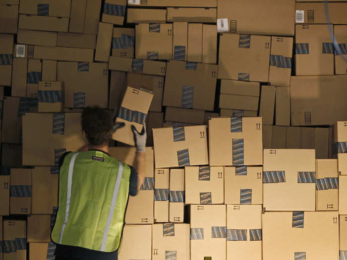 Working in an Amazon warehouse is, as you