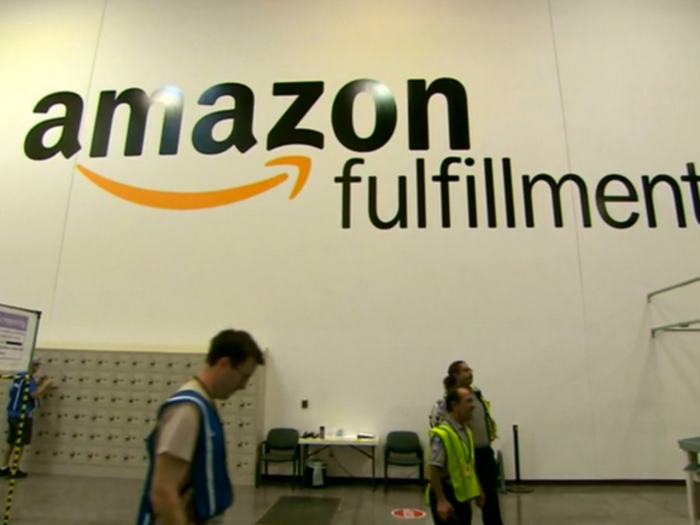 To enter and exit each day, employees pass through metal detectors. In a recent lawsuit, workers in a Las Vegas warehouse said the security screening at the end of the day can take as long as 25 minutes. Amazon contests that postshift security takes "little or no wait."