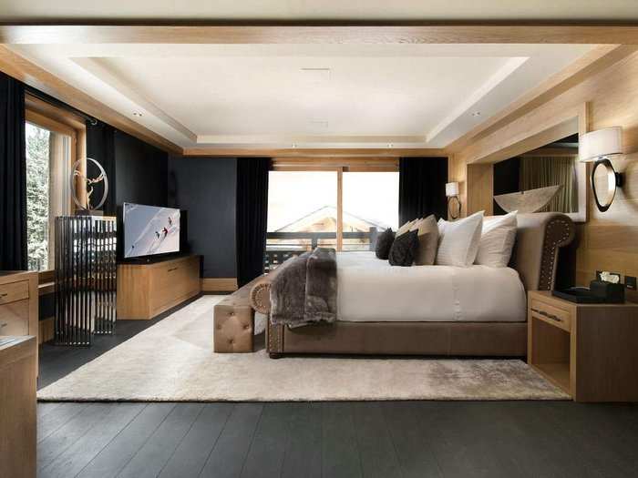 The master suite has an entire floor to itself.