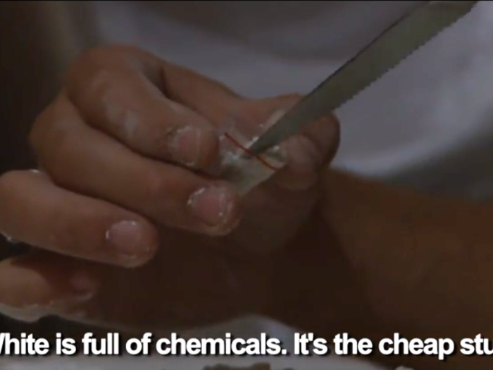 Contrary to popular belief, cocaine that is more gray in color is purer than the whiter stuff — which can have chemicals and even glass.