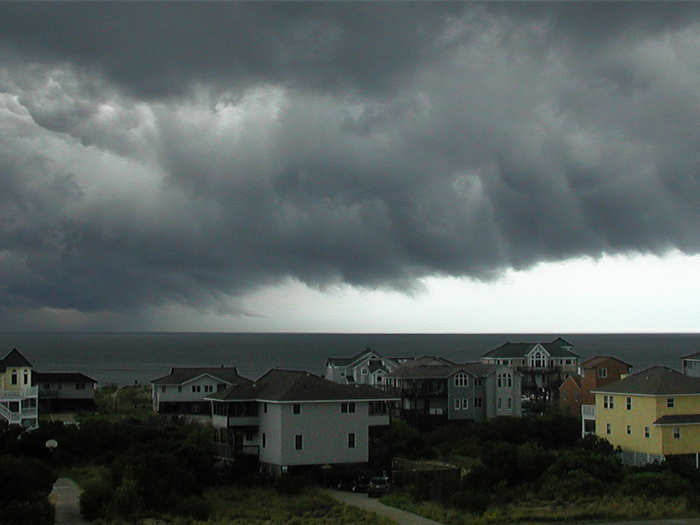 Another widespread effect of climate change is an increase in heavy precipitation events. The Intergovernmental Panel on Climate Change reports that the frequency and intensity of these events has increased in North America.