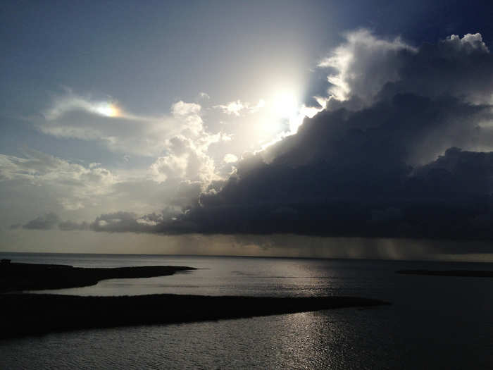 Storms exacerbate coastal erosion, and storm surge — the moving water that builds up in front of an incoming storm — hits barrier islands the hardest. An increase in storms off the Carolina coast could speed up the erosion already happening as a result of sea level rise.