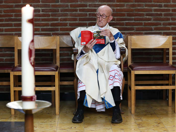 Father Jacques Clemens, who celebrated his 105th birthday on July 11, may be the world