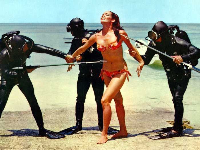 "Thunderball" (1965): British actress Martine Beswick played Bond