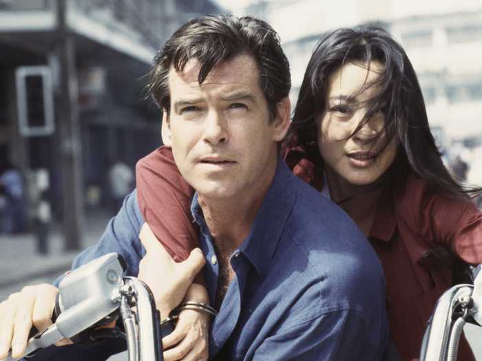 "Tomorrow Never Dies" (1997): Michelle Yeoh starred as Chinese spy Wai Lin who worked alongside Bond.