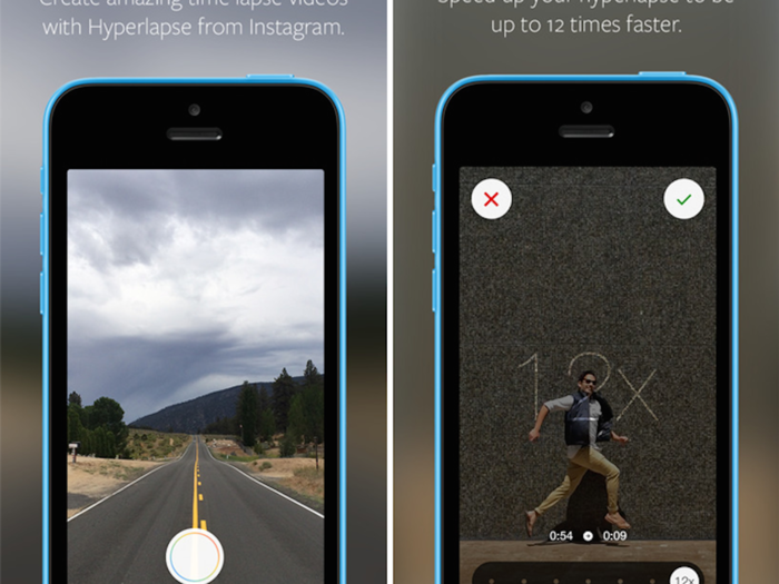 Hyperlapse from Instagram transforms your shaky footage into a stunning time-lapse.