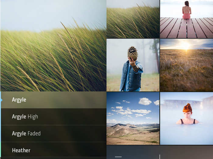 Litely is great photo app for adding subtle filters.