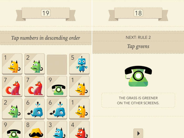 Rules! is a fast-paced puzzler.