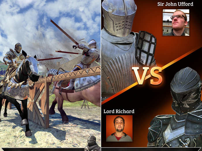 Rival Knights lets you joust against your friends.