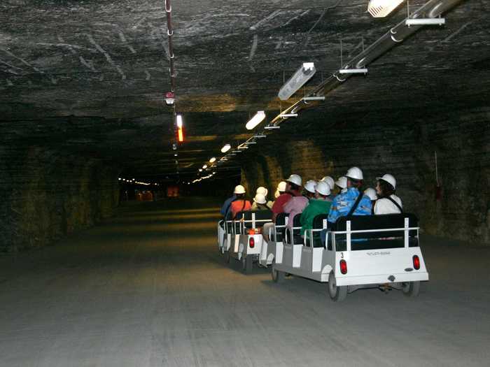 KANSAS: Step inside a functioning salt mine at Strataca, the only US salt mine that