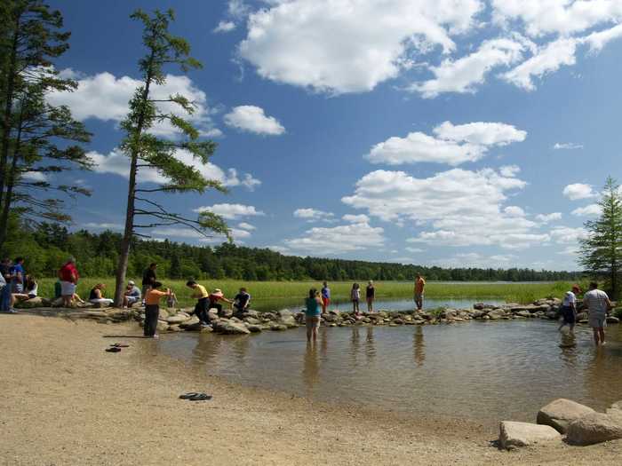 MINNESOTA: Walk across the Mississippi River at Itasca State Park, where the headwaters of the river are located, along with more than 100 lakes.