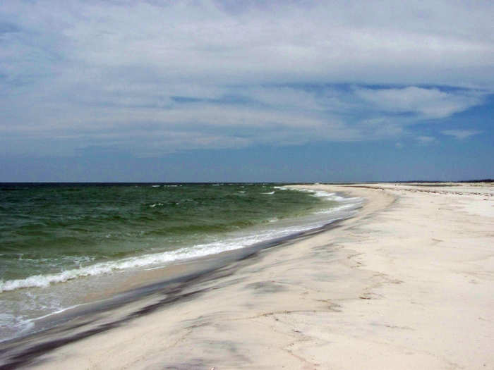 MISSISSIPPI: Kick back at the Gulf Islands National Seashore, a protected region along the Gulf Coast where visitors can camp and enjoy the sandy white beaches.