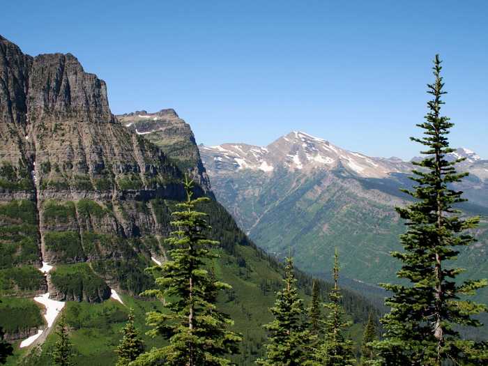 MONTANA: Hike on 700 miles of trails at Glacier National Park, which was home to around 150 glaciers in 1850, a figure that has shrunk to just 25 today.