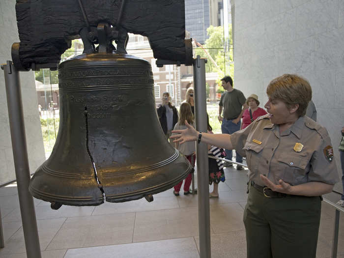PENNSYLVANIA: Get up close and personal with an iconic piece of American history at the Liberty Bell in Philadelphia.