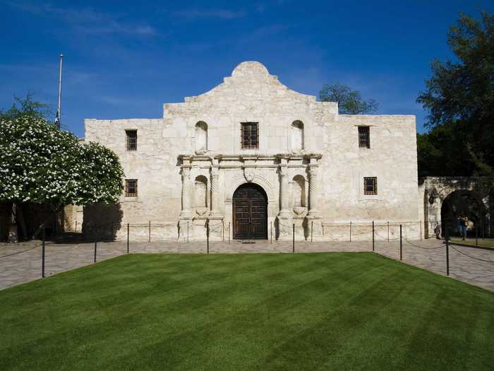 TEXAS: Head to the San Antonio to see the Alamo, the site of a pivotal battle in the Texas Revolution in 1836.