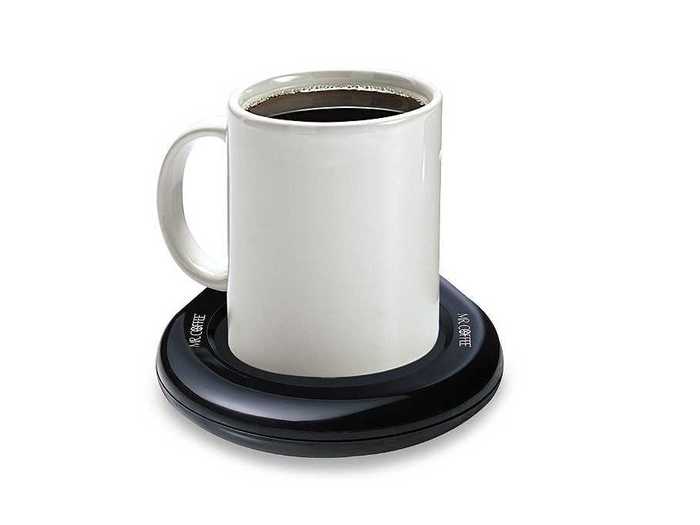 If your employee nurses the same cup of coffee for hours at a time, they’ll love the Mr. Coffee mug warmer.