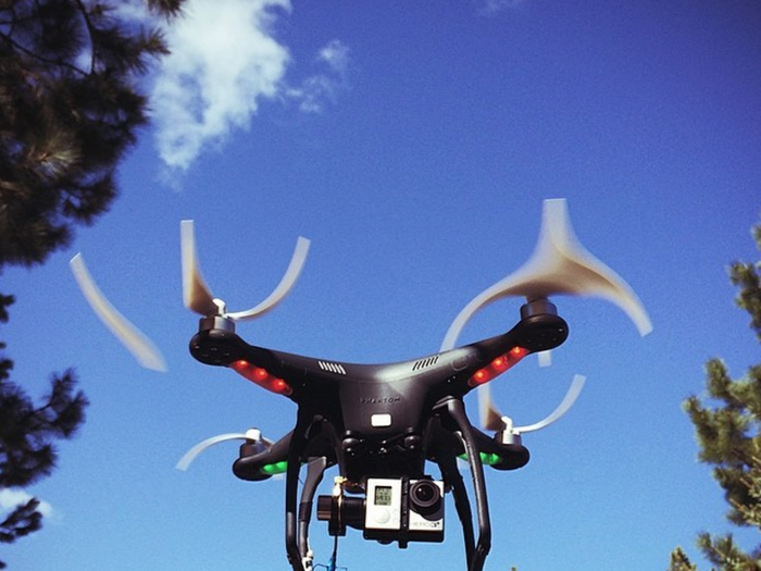 They even bought a drone to take aerial shots of all of the places they toured.