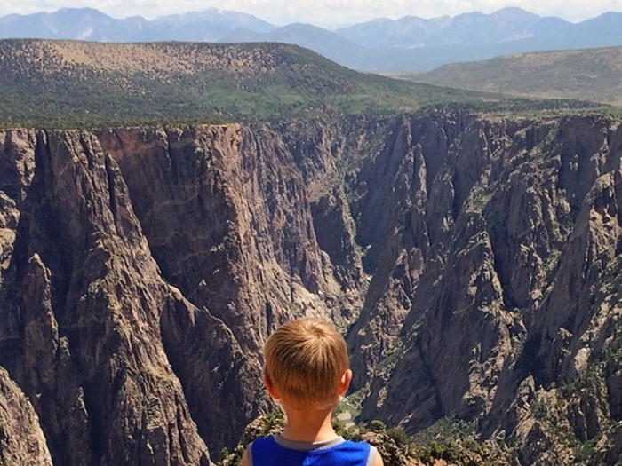 This is how Jack spent the 4th of July, his parents said. At the Grand Canyon!