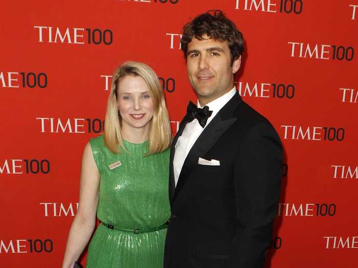 Marissa Mayer (Yahoo CEO) and Zack Bogue (Data Collective managing partner)