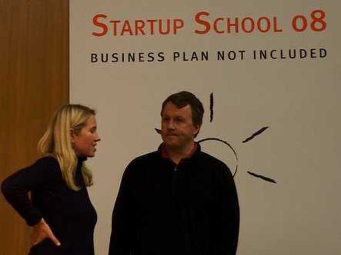 Jessica Livingston and Paul Graham (Y Combinator cofounders)