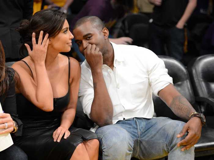 Kim Kardashian (entertainer) and Kanye West (entertainer)