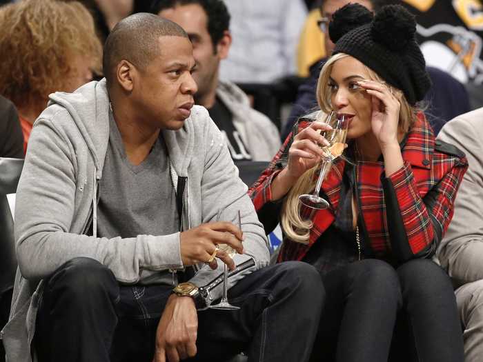 Jay Z (Roc Nation founder) and Beyoncé (entertainer)